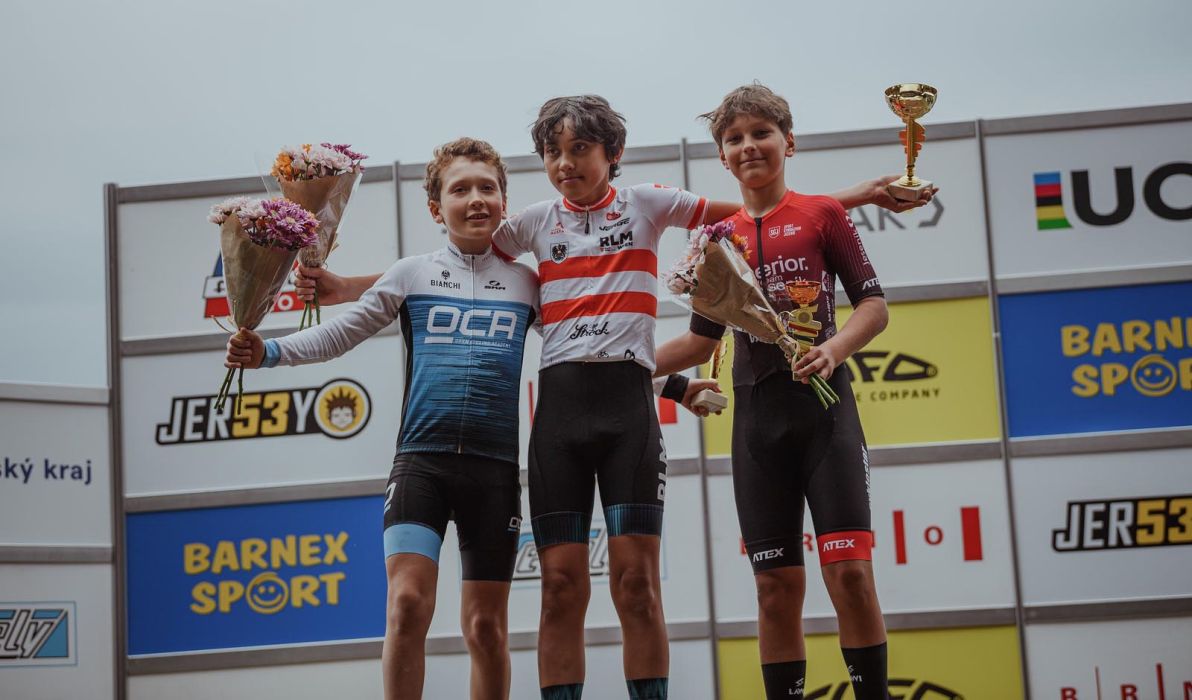 Der Sieger der U13-Rennen, Arun Seefeld aus Wien (Foto: Jan Brychta)