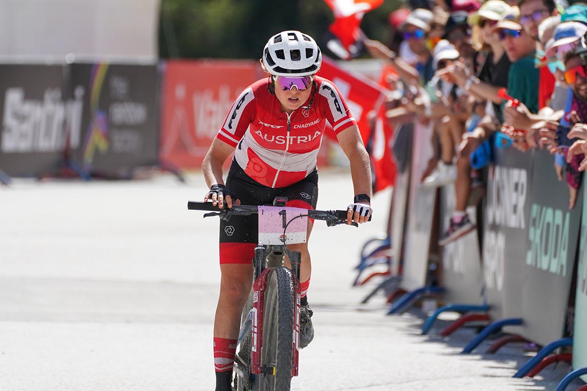 Mona Mitterwallner holt nach drei Goldmedaillen im Marathon diesmal Bronze (Foto: SWPix)