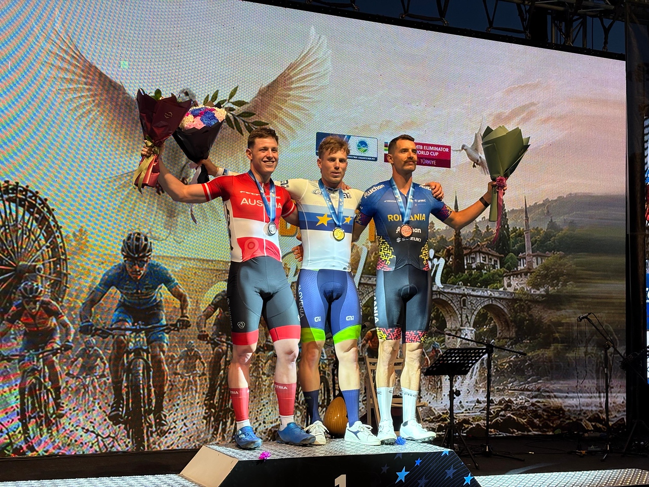 Theo Hauser gewinnt Silber bei der Mountainbike-Eliminator-EM in der T&uuml;rkei (Foto: privat)