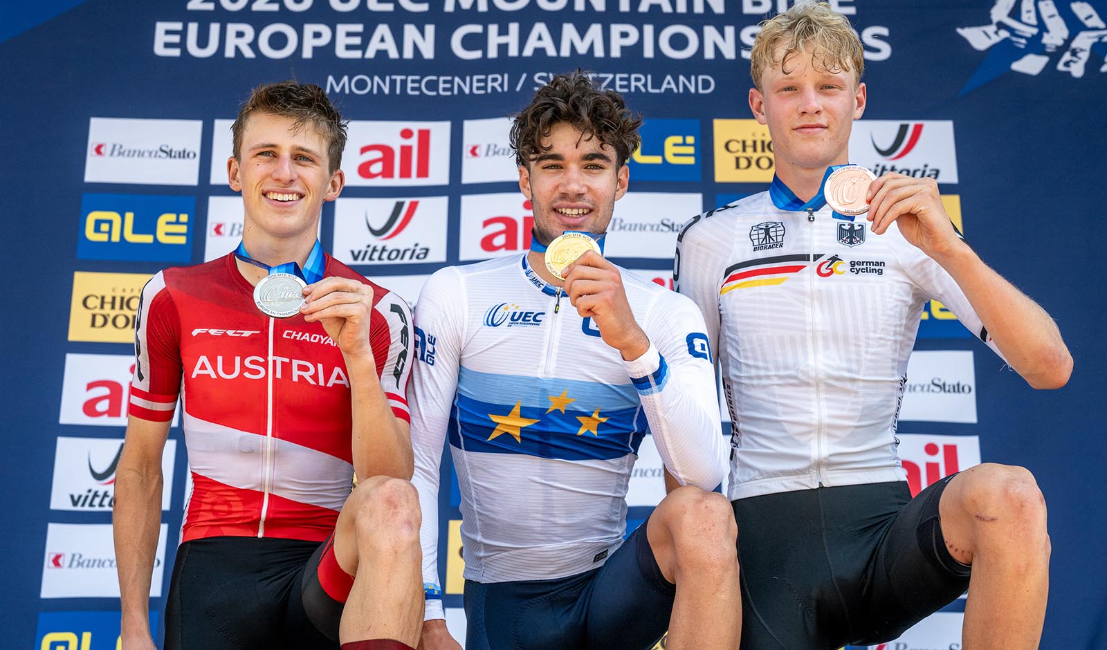 Michael Hettegger gewinnt die EM-Silbermedaille im Cross-Country der Junioren (Foto: Armin Küstenbrück)