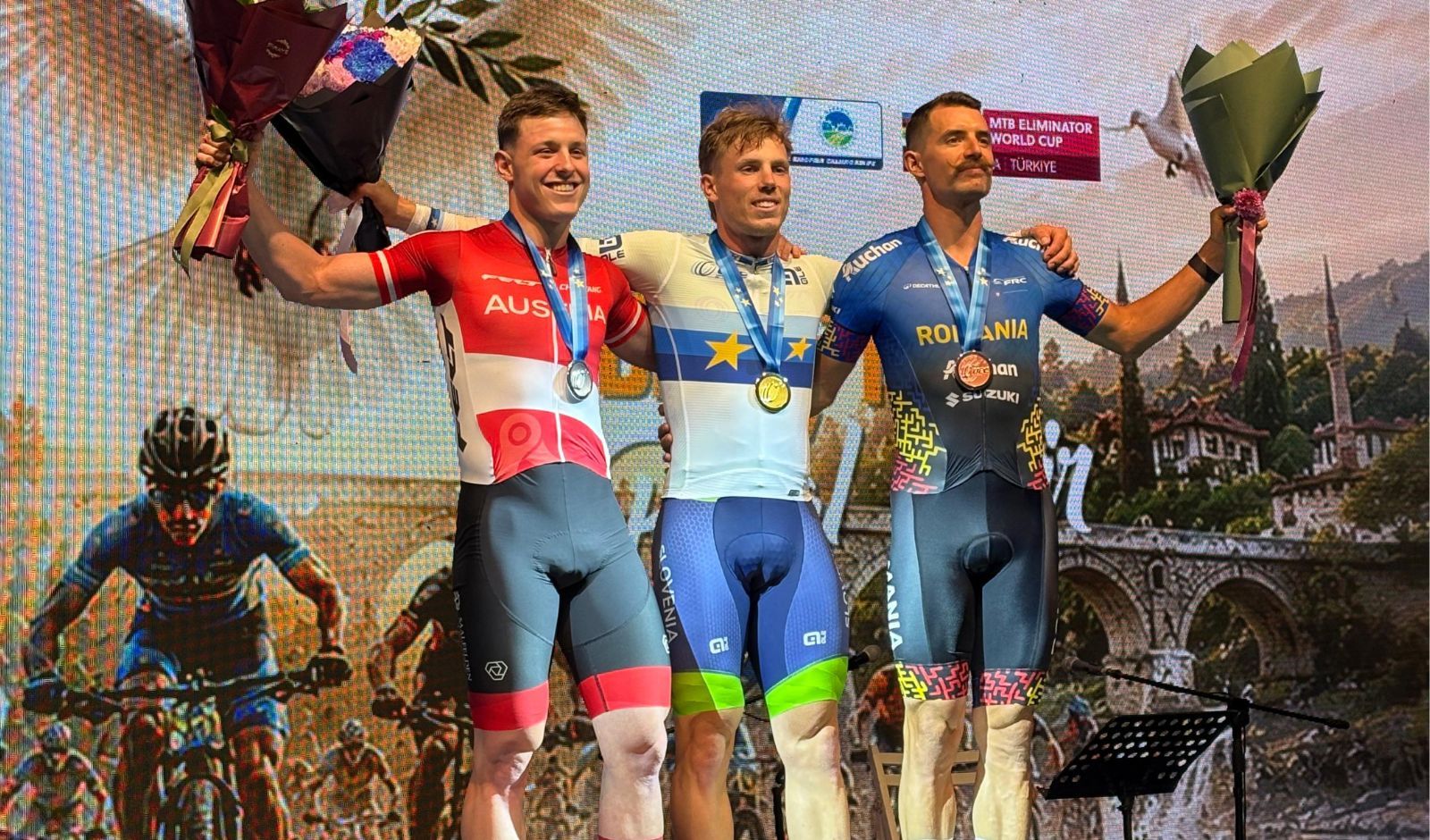 Theo Hauser gewinnt Silber bei der Mountainbike-Eliminator-EM in der T&uuml;rkei (Foto: privat)