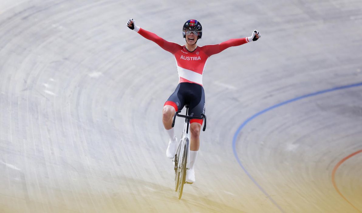 Heimo Fugger ist Junioren-Weltmeister im Elimination Race (Foto: Alex Whitehead/SWPix/Cycling Austria)