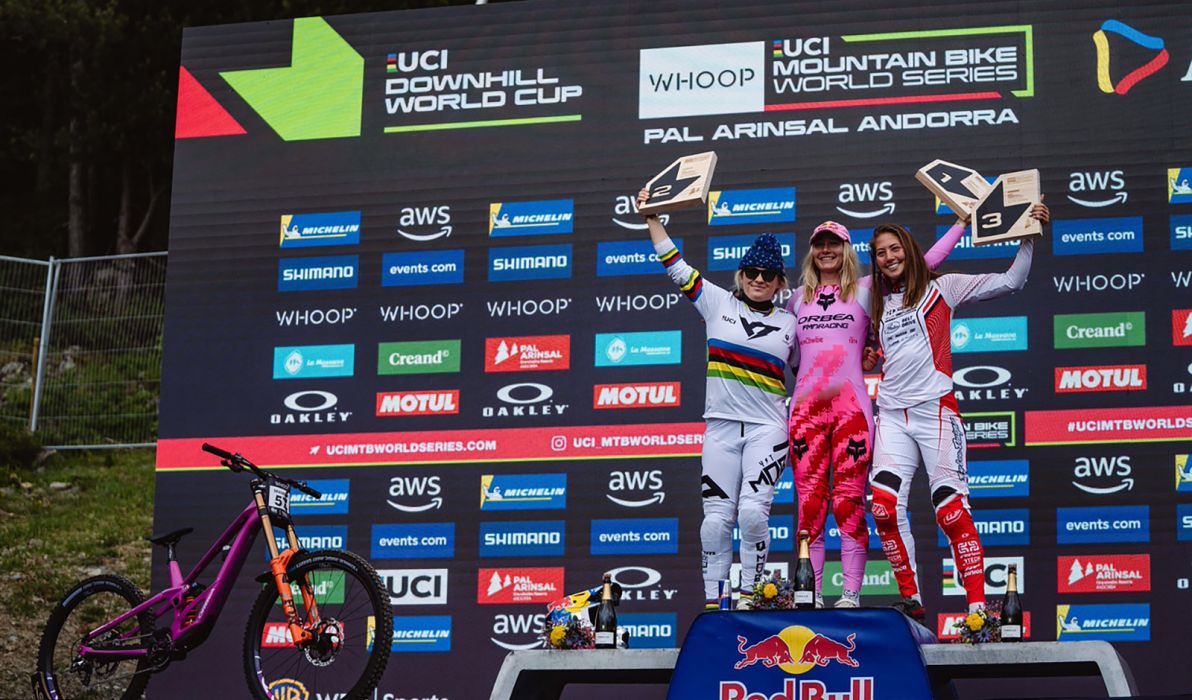 Zweite in Andorra, aber in der Gesamtwertung weiter die Nummer eins - Valentina H&ouml;ll - Foto: Monica Gasbichler