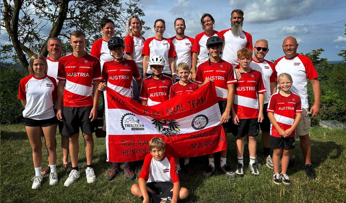 &Ouml;sterreichs Nachwuchs bei den UCI World Youth Games in Deutschland (Foto: privat)