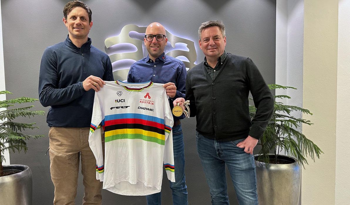 Marco Pointner, Florian K&ouml;nig und Kornel Grundner (v.l.n.r.) - Foto: Cycling Austria