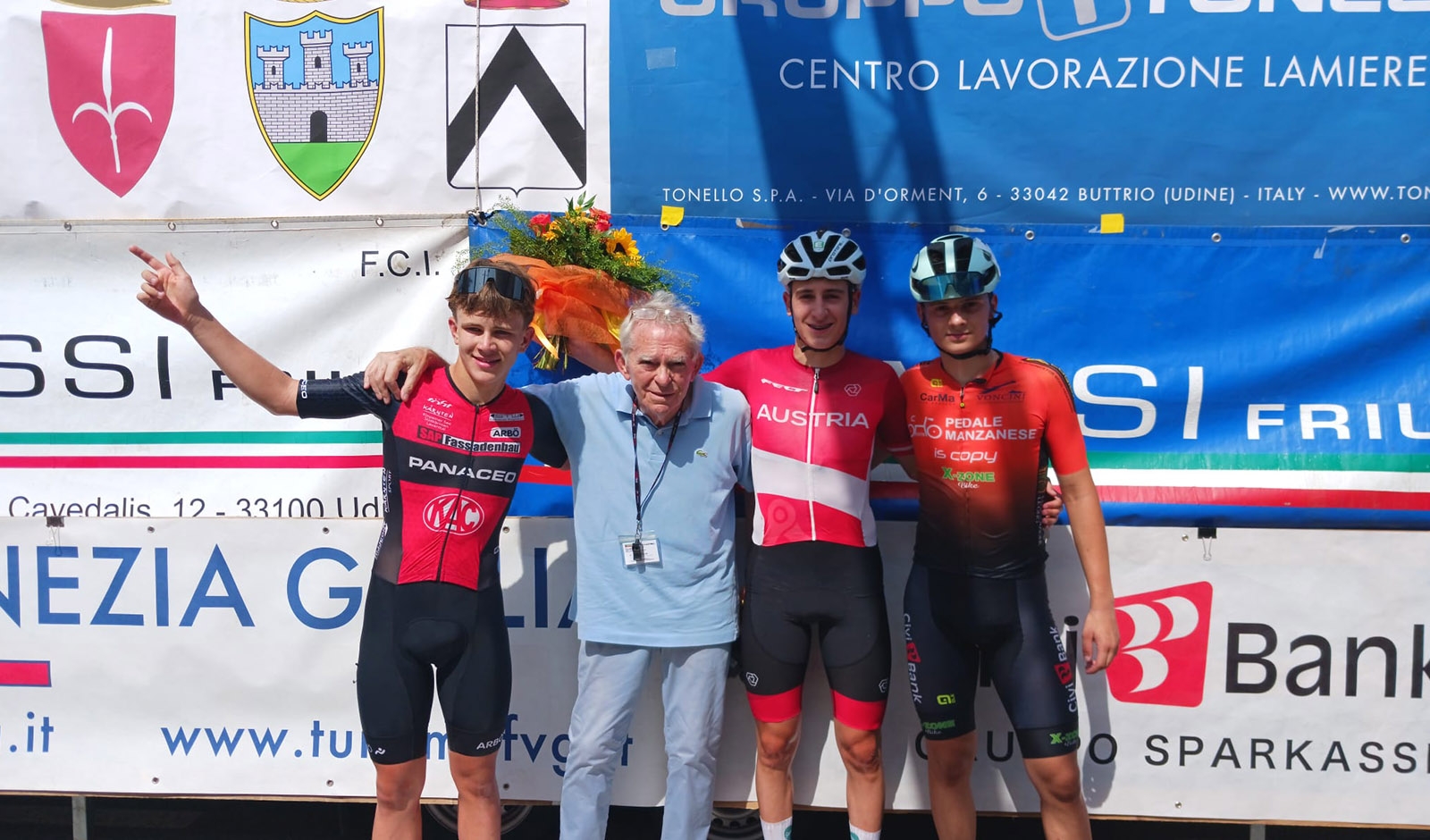 Niklas Wiesmayr und Robert Wagner, die beiden Podiumsplatzierten aus Österreich bei Trieste - Goricia - Udine (Foto: privat)