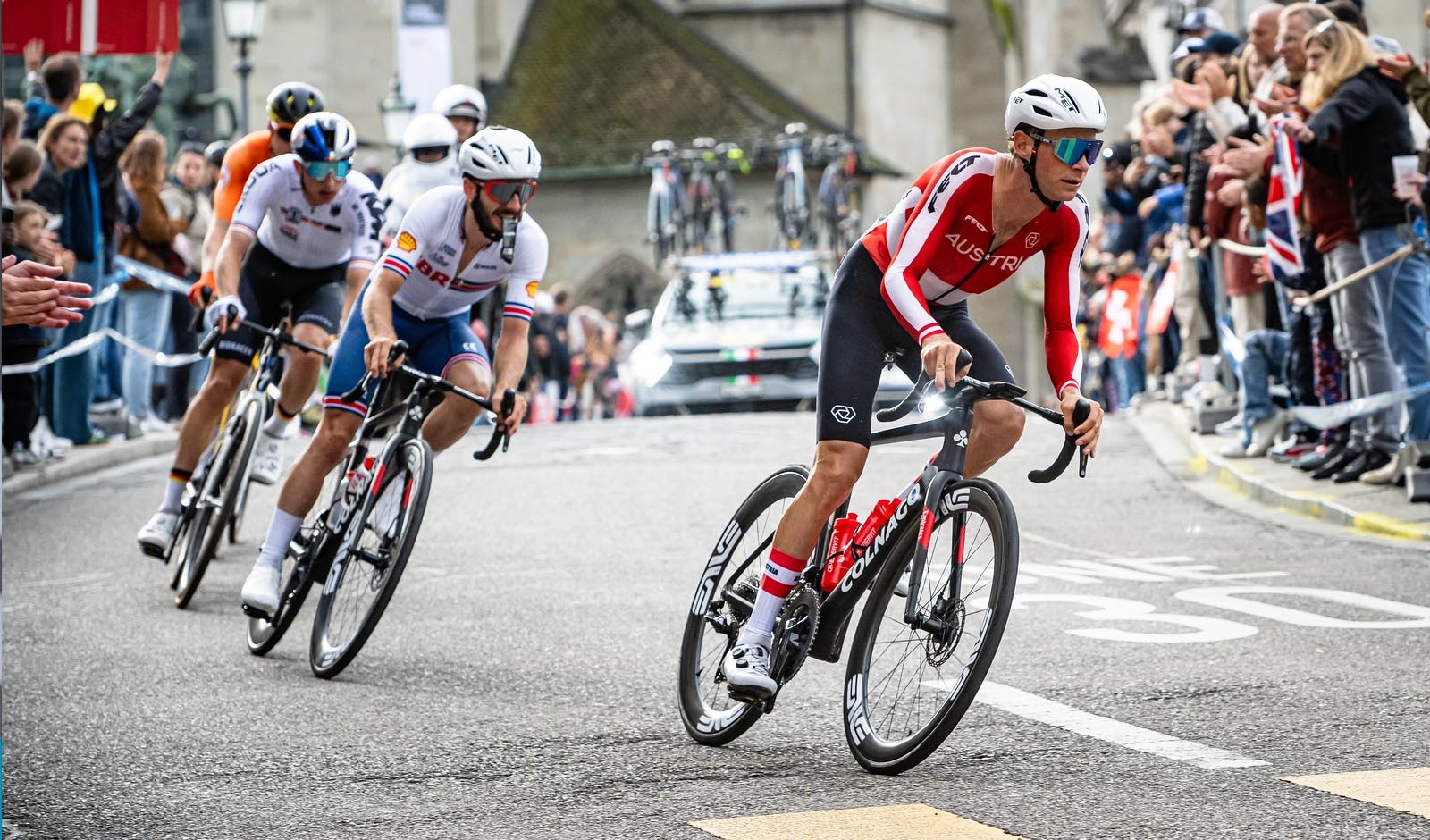 Felix Großschartner im Straßenrennen der Männer von Zürich (Foto: Arne Mill/Cycling Austria)