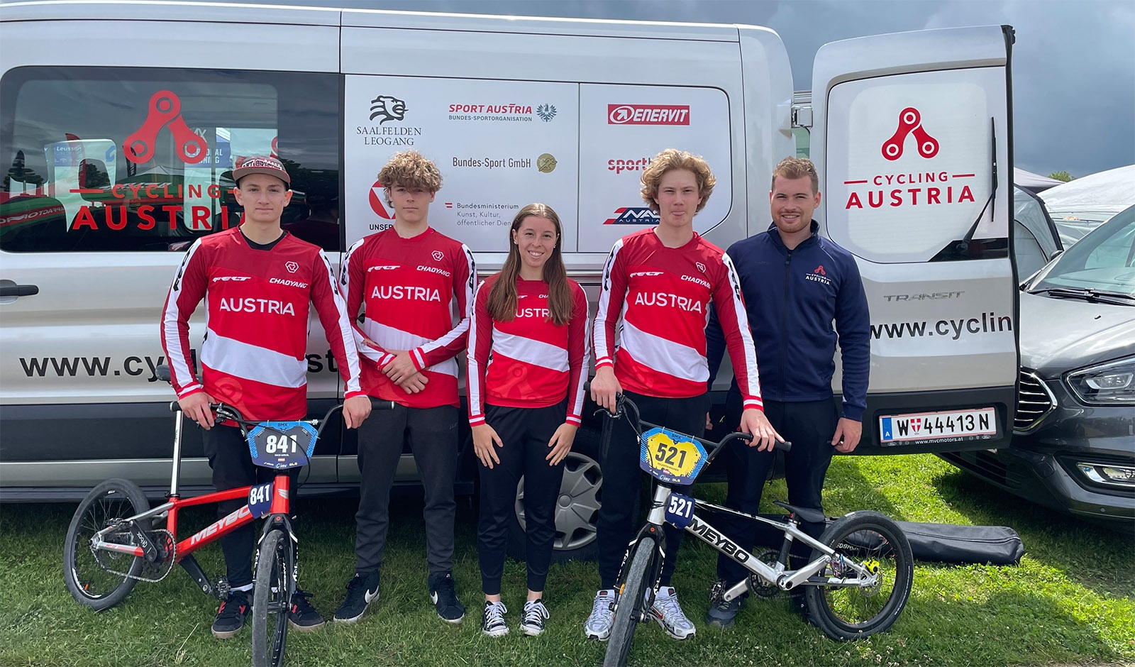 Österreichs BMX-Team in Tiel - Foto: Cycling Austria