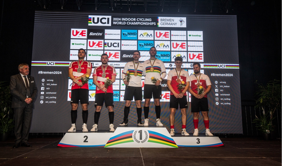 Stefan Feurstein und Patrick Schnetzer erobern Silber in Bremen (Foto: Drew Kaplan/Cycling Austria)