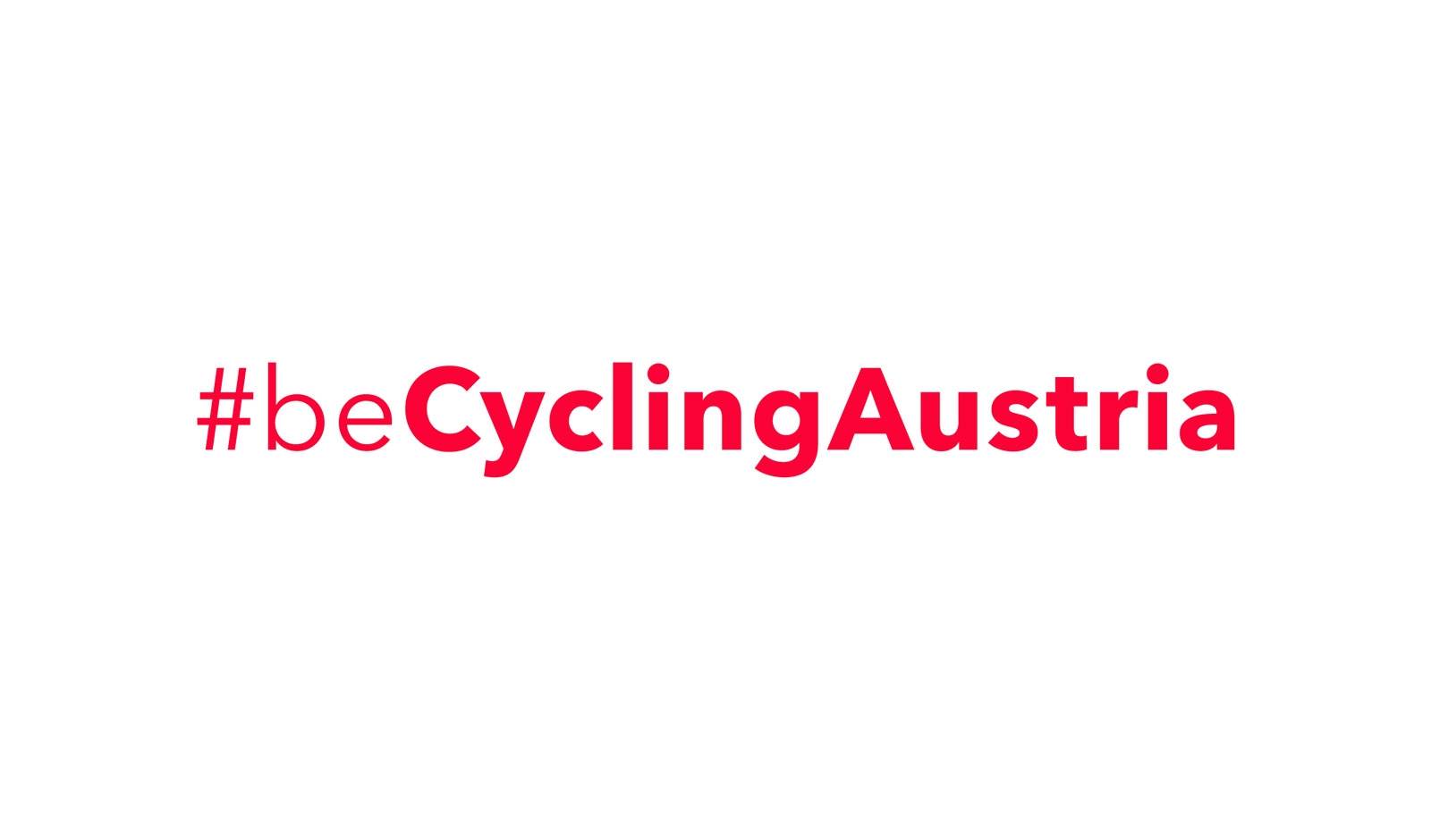 Sei dabei - das neue Motto "#beCyclingAustria" des Radsportverbandes - Grafik: Cycling Austria