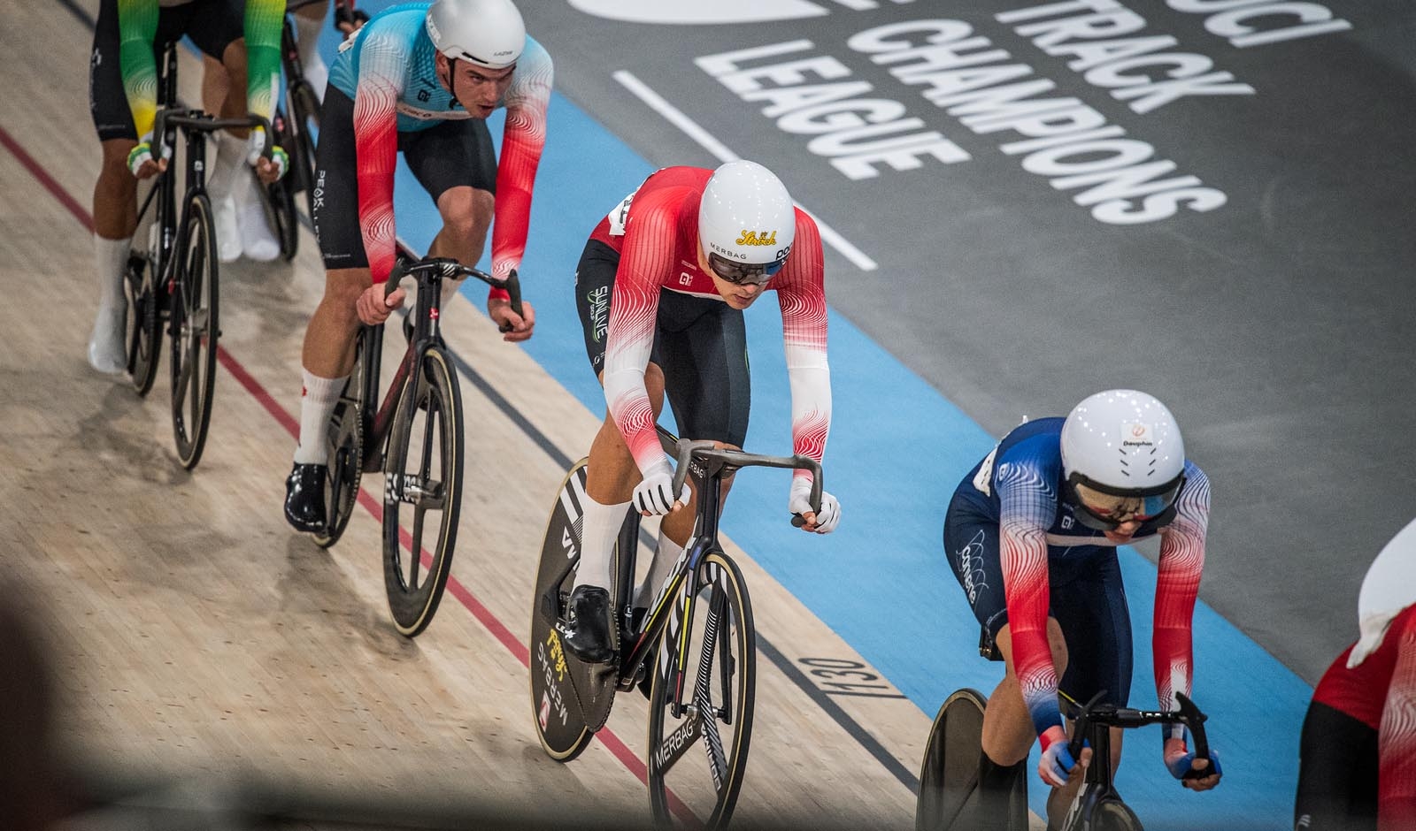 Tim Wafler bei der Track Champions League in Paris (Foto: Drew Kaplan/Cycling Austria)