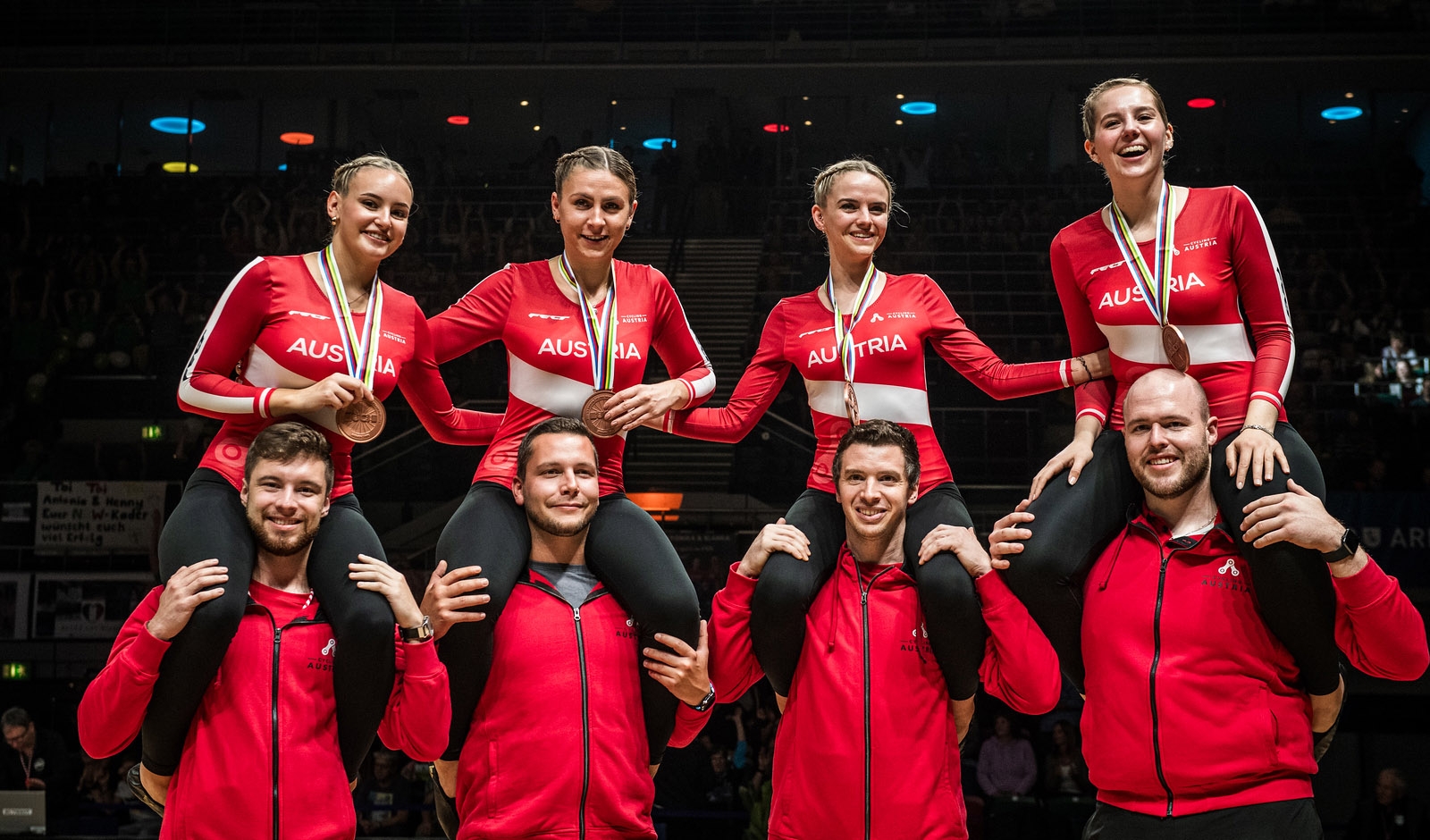 Österreichs Vierer gewinnt Bronze bei den Weltmeisterschaften im Hallenradsport in Bremen (Foto: Drew Kaplan/Cycling Austria)